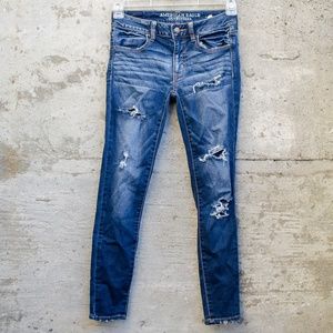 American Eagle Distressed Skinny Jeans